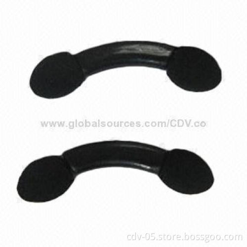Eye shadow makeup applicators with plastic handle and non-latex sponge, various colors are available